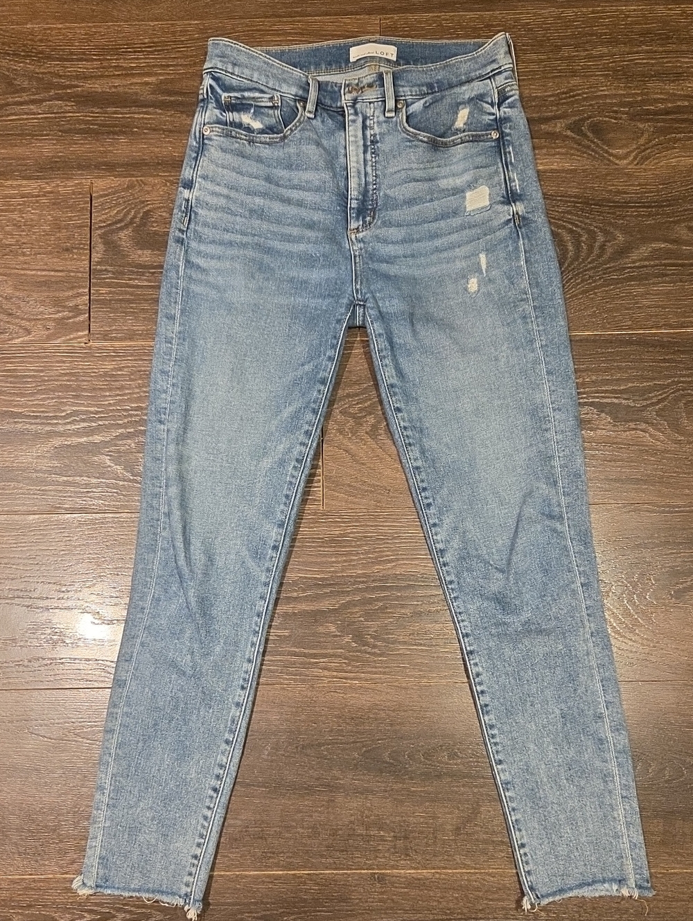 ❤ LOFT HIGH RISE SUPER SOFT SKINNY JEANS, 2 (26)